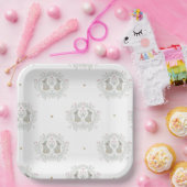 イースターバニーII ペーパープレート (パーティー)