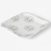 イースターバニーII ペーパープレート (傾斜あり)