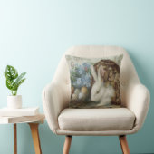 イースターバニ色彩の鮮やかーの色の卵の忘れバスケット クッション (椅子)