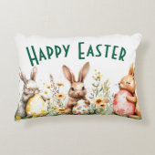 イースターバニ飾ーズとエッグアクセント枕 アクセントクッション (正面)