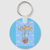 イースターバルーンバスケット(卵カラフル付) キーホルダー (裏面)