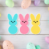 イースターバンニポップ・アートのーズカラーカスタムカットビニールステッカー シール