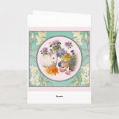 イースターバンニー、《鳥》アメリカゴガラ特別配達 シーズンカード (裏面)