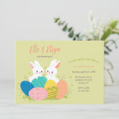 イースターバースデーパーティ招待状 招待状 (スタンド正面)