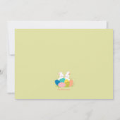 イースターバースデーパーティ招待状 招待状 (裏面)