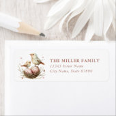 イースターバード差出人住所ラベル ラベル (インサイチュ)