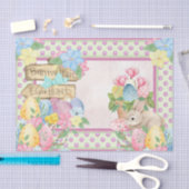 イースターパステルデザインシリーズ3 薄葉紙 (クラフト)