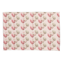 イースターパステルピンクベージュエッグパターン