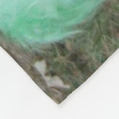 イースターパステル調の色のタイによってSilkieの染められる鶏 フリースブランケット (角)