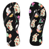 イースターパターンウサギと卵 ビーチサンダル (ソール)