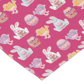 イースターパターンバラレッドテーブルランナー ショートテーブルランナー (コーナー)