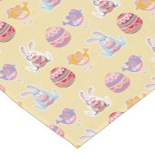 イースターパターンミディアムシャンパンテーブルランナー ショートテーブルランナー (コーナー)