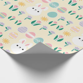 イースターパターンラッピング紙 ラッピングペーパー