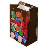 イースターパターン(の模様が)ある卵 ミディアムペーパーバッグ (裏面アングル)