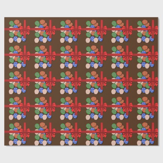 イースターパターン（の模様が）ある卵 ラッピングペーパー (フラット)