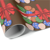 イースターパターン(の模様が)ある卵 ラッピングペーパー (ロールコーナー)