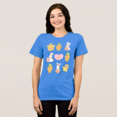 イースターパターンTシャツ トライブレンドＴシャツ (正面全面)