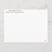 イースターパラグラフにありたいと思った小さい猫 シーズンポストカード (裏面)