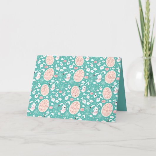 イースターパレードのグリーティング空白のカード() サンキューカード (正面)