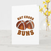 イースターパン作り ブリティッシュフード ホットクロスバンズ カード (黄色い花)