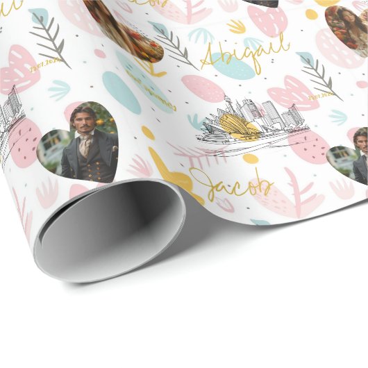 イースターパーソナライズされたお祝いラッピング紙 ラッピングペーパー (ロールコーナー)