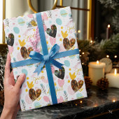 イースターパーソナライズされたお祝いラッピング紙 ラッピングペーパー