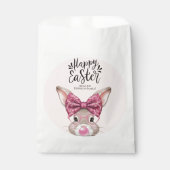 イースターパーソナライズされたの好意バッグ – バニーパステル フェイバーバッグ (正面)
