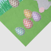 イースターパーソナライズされたエグカラフル狩りバニーチック 薄葉紙 (詳細)