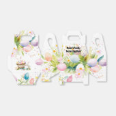 イースターパーソナライズされたエッグ狩りボックス フェイバーボックス (折り畳みなし)