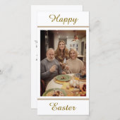 イースターパーソナライズされたカード – 希望を追加 シーズンカード (正面/裏面)
