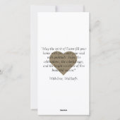 イースターパーソナライズされたカード – 希望を追加 シーズンカード (裏面)