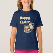イースターパーソナライズされたガールズTシャツ Tシャツ (正面)