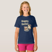 イースターパーソナライズされたガールズTシャツ Tシャツ (正面フル)