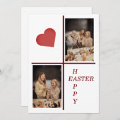 イースターパーソナライズされたグリーティングカーカスタマイズド- It シーズンカード (正面/裏面)