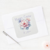 イースターパーソナライズされたスクエアステッカー スクエアシール (封筒)