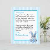 イースターパーソナライズされたバニーの両側からの手紙 (スタンド正面)