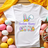 イースターパーソナライズされたバニーティー Tシャツ