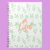 イースターパーソナライズされたバニーノートブック ノートブック