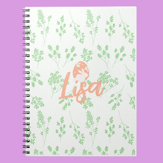 イースターパーソナライズされたバニーノートブック ノートブック