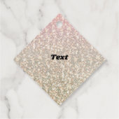 イースターパーソナライズされたバニー フェイバータグ (裏面)