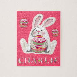 イースターパーソナライズされたファイリーバラパズル ジグソーパズル