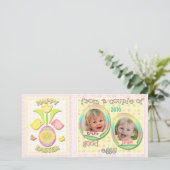 イースターパーソナライズされたフォトカード シーズンカード (スタンド正面)