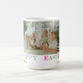 イースターパーソナライズされたフォトコラージュマグ コーヒーマグカップ (中央)