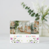 イースターパーソナライズされたフォトコラージュ葉書 – Custo シーズンポストカード (スタンド正面)