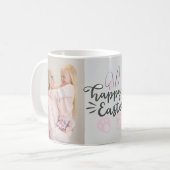 イースターパーソナライズされたフォトマグギフト – カスタム写真 コーヒーマグカップ (正面左)
