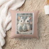 イースターパーソナライズされたベビー枕 クッション (ブランケット)