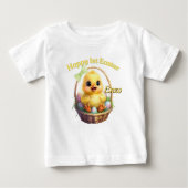 イースターパーソナライズされたベビーTシャツ ベビーTシャツ (正面)