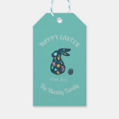 イースターパーソナライズされたホリデーギフトラベル ギフトタグ (正面)