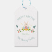 イースターパーソナライズされたホリデーギフトラベル ギフトタグ (正面)