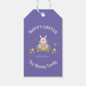 イースターパーソナライズされたホリデーギフトラベル ギフトタグ (正面)